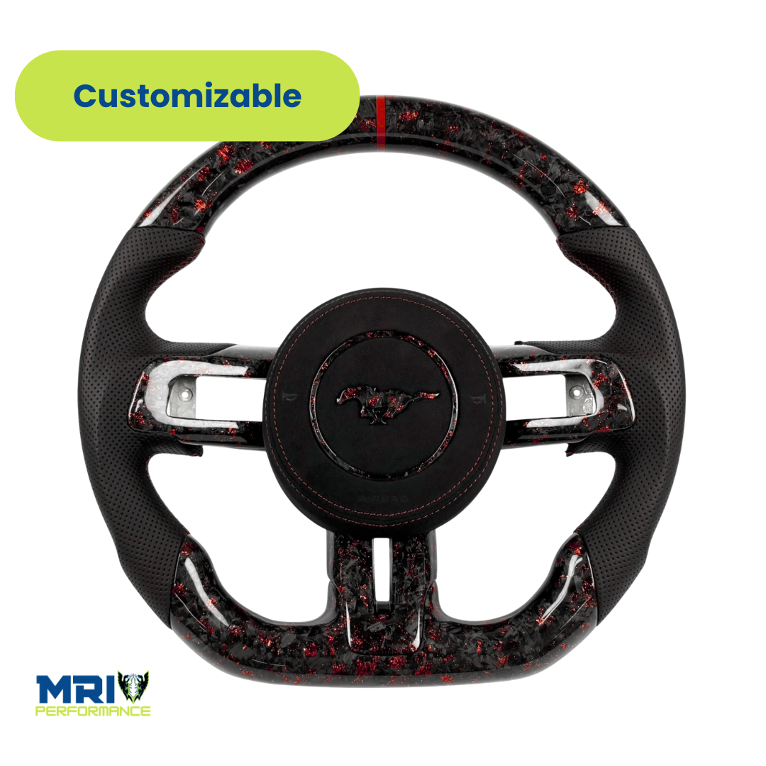 Customizable Carbon Fiber Steering Wheel - Mustang (2015- 2023)