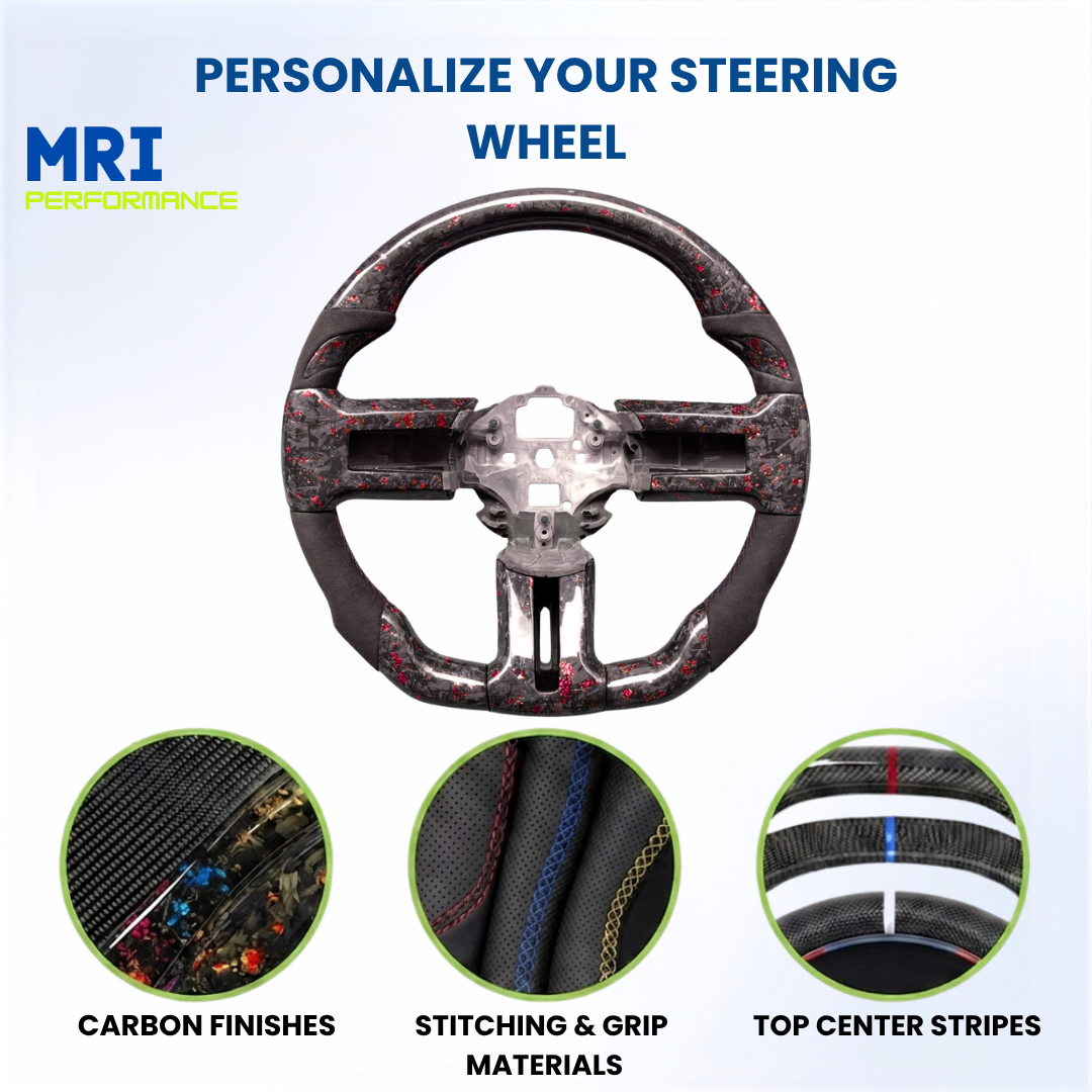 Customizable Carbon Fiber Steering Wheel - Mustang (2005- 2014) - Image 2