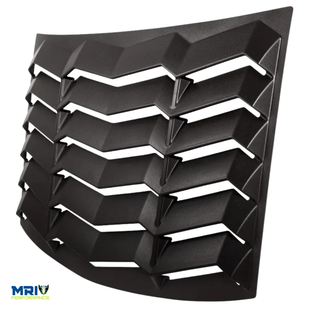 Chevrolet Camaro (2010 - 2015) Window Louvers - Matt Black ABS