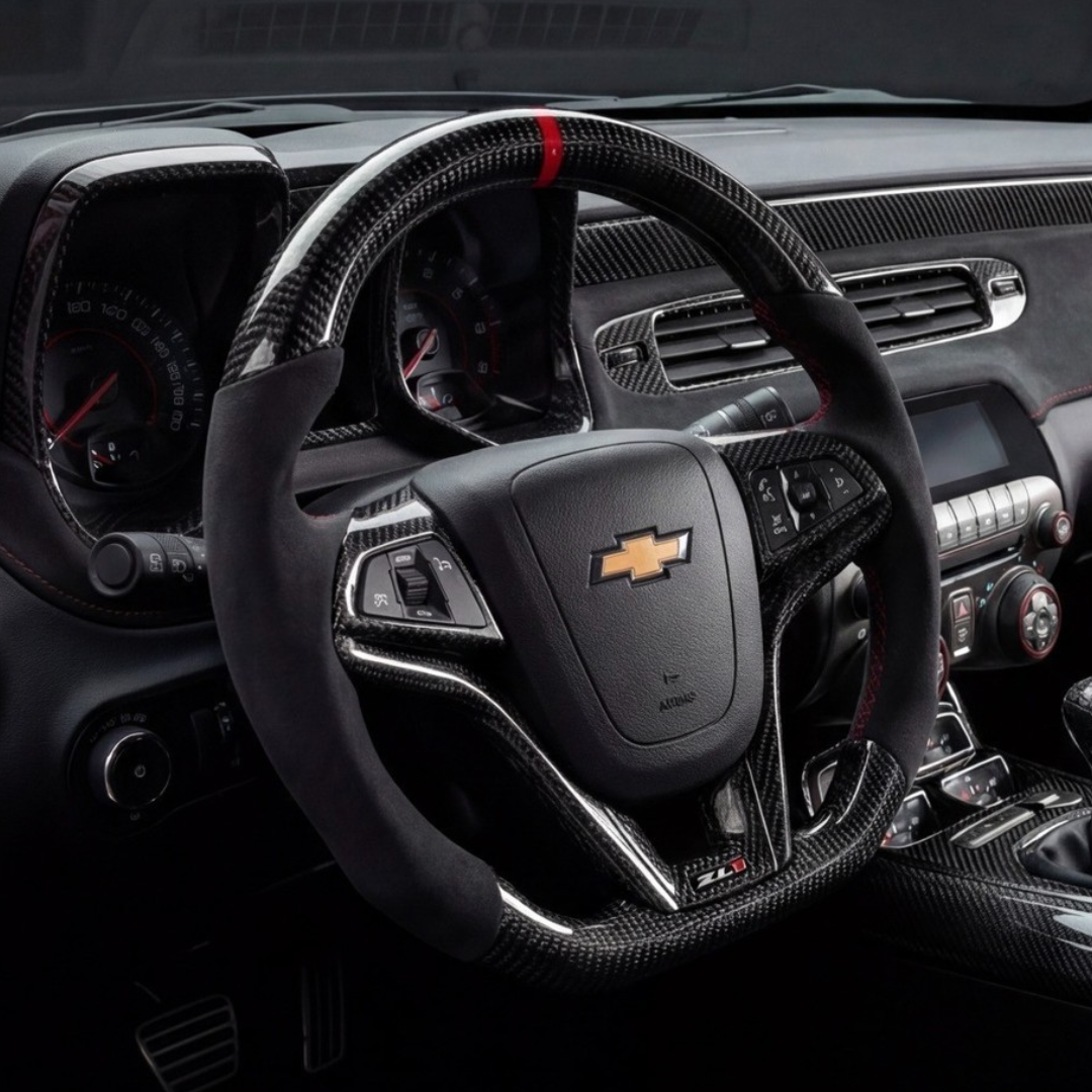 Customizable Carbon Fiber Steering Wheel - Camaro (2012 - 2015) - Image 5