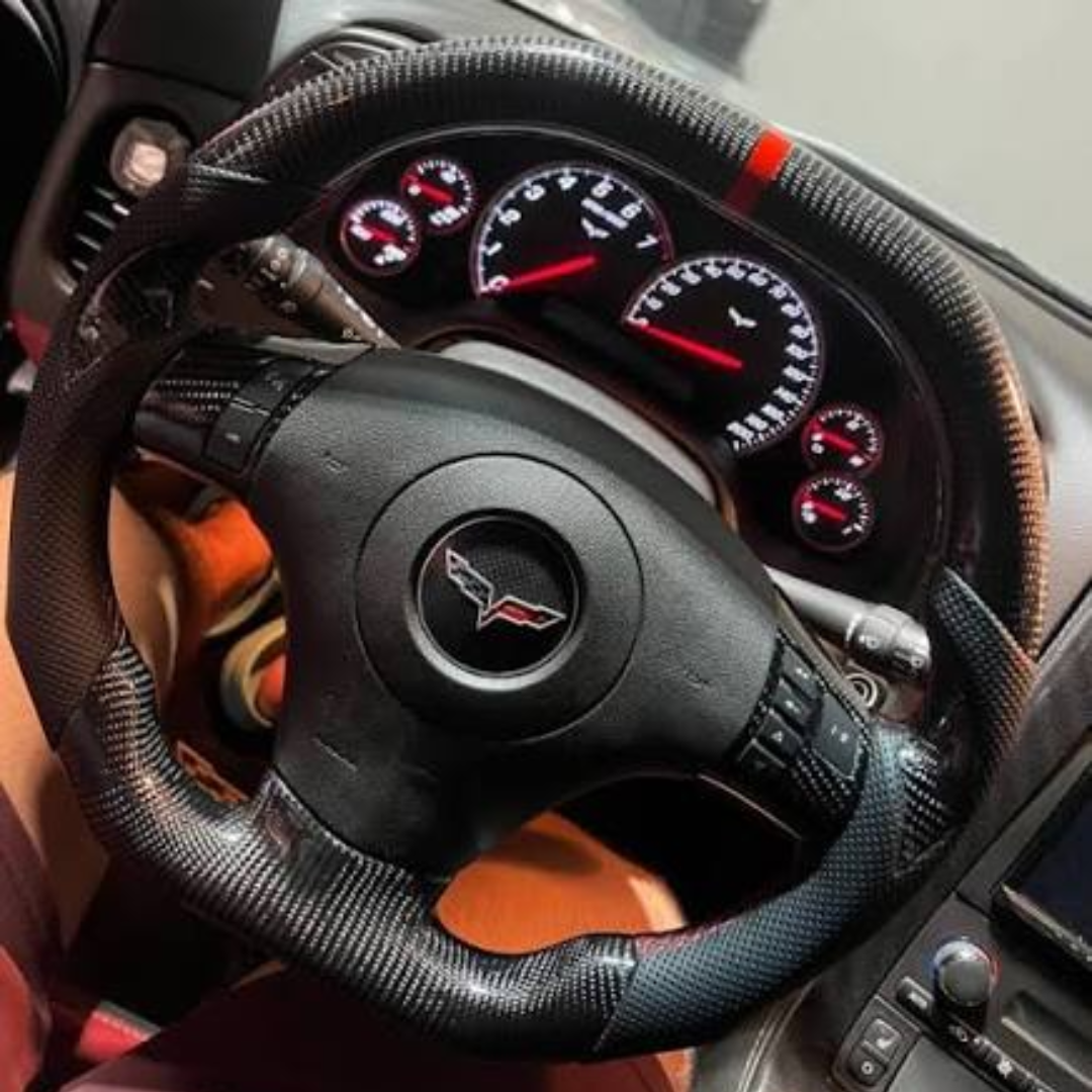 Customizable Carbon Fiber Steering Wheel - Corvette C6 (2007 - 2013) - Image 6