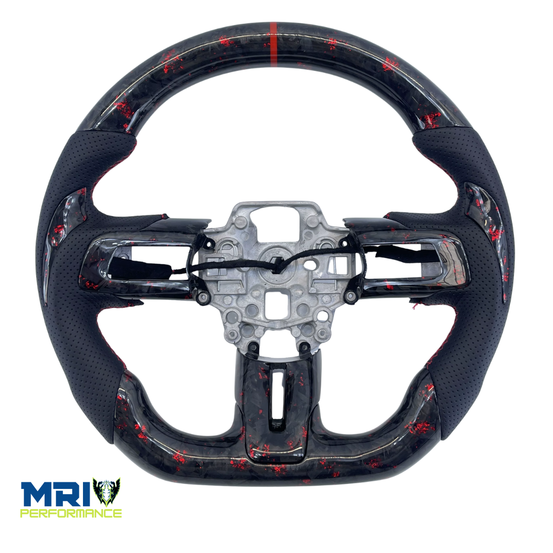 Customizable Carbon Fiber Steering Wheel - Mustang (2015- 2023) - Image 4
