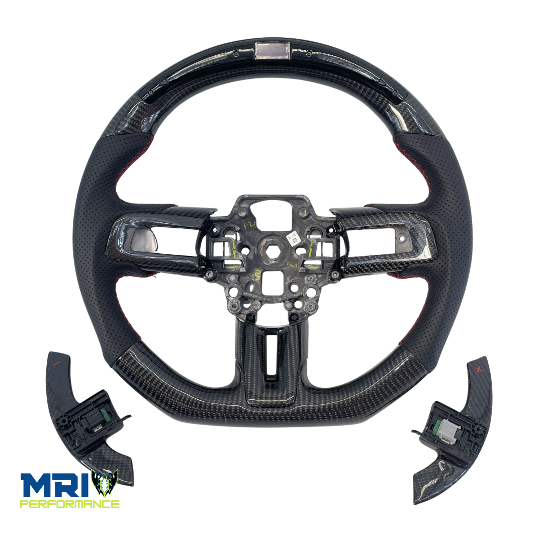 Customizable Carbon Fiber Steering Wheel - Mustang (2015- 2023) - Image 5