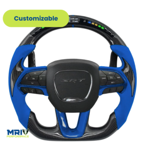 Customizable Carbon Fiber Steering Wheel - Dodge Challenger/Charger/Durango/Jeep SRT (2015- 2023)